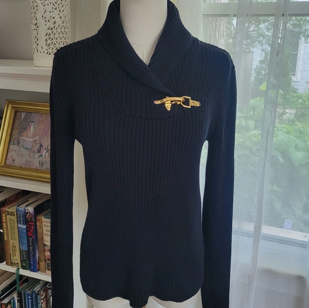 Ralph Lauren Black Label Sweater, Black, M